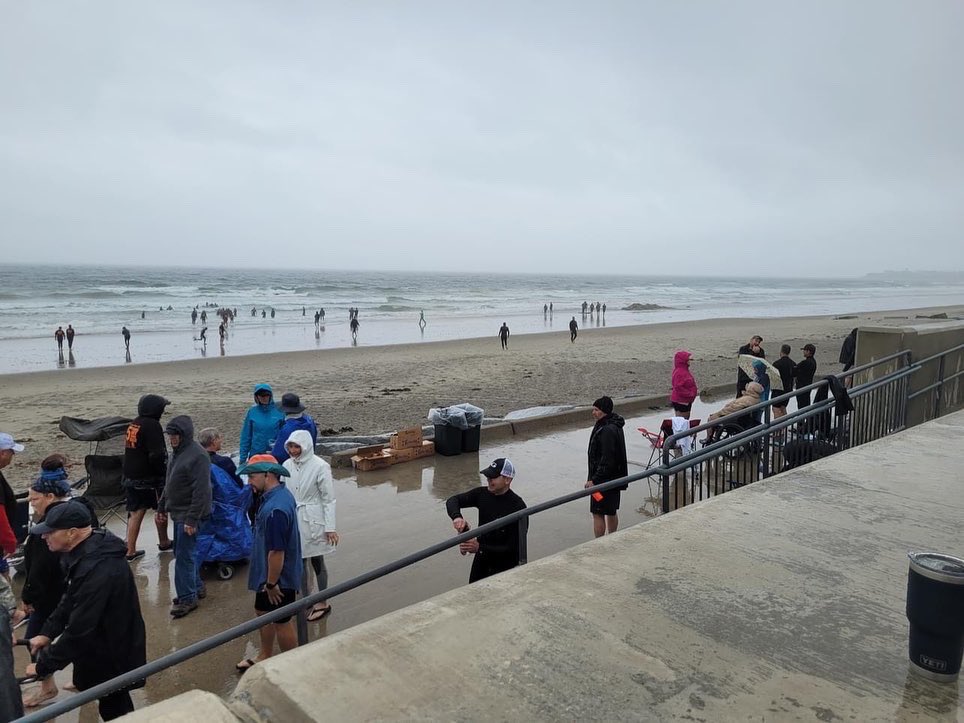 Even though it isn't the best beach day, any day we can support the <a href="/wwp/">WWP</a> Hit the Beach misson is a good day for us! Thank you American Legion Post 35 &amp; Cinnamon Rainbows for 15 years of putting on this incredible event! We are proud of our veterans!  #HitTheBeach #supportveterans