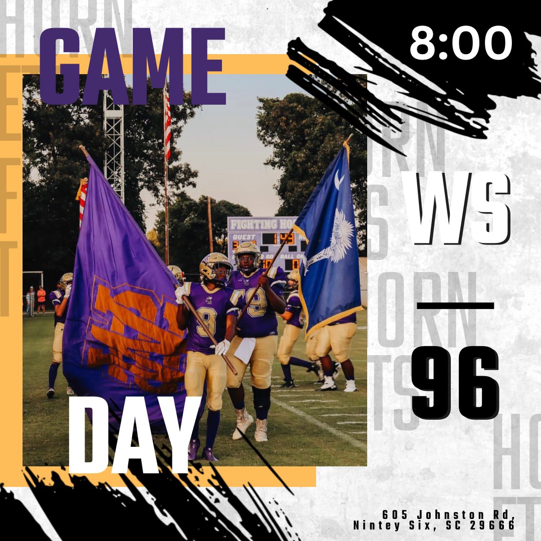 Fly the Flags. It’s Game Day! Come check out the Hornets tonight at 8 pm @ Ninety-Six <a href="/Dodsons0611/">Coach Dodson</a> <a href="/CoachTBryant1/">Trevor Bryant</a> <a href="/WebbGem2/">Ben Webb</a>