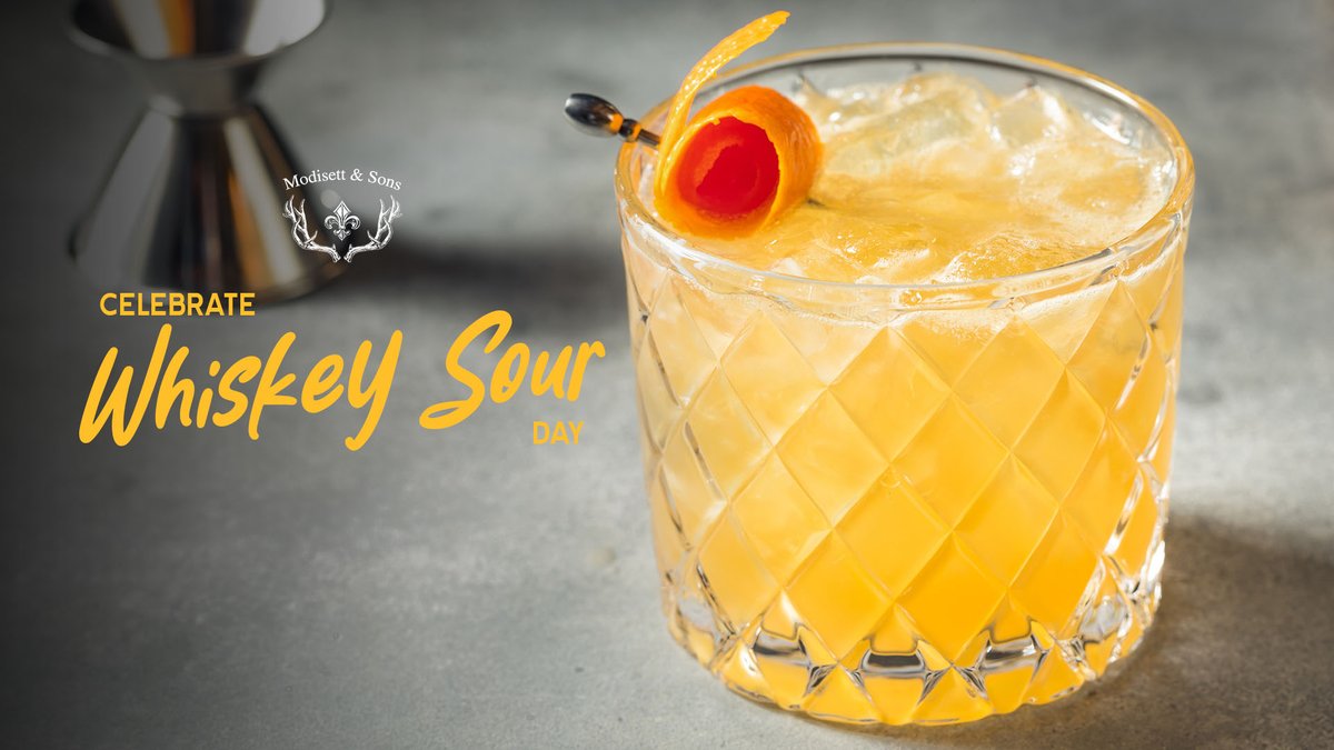 Squeeze a zesty celebration into your day! It's Whiskey Sour Day, and we're raising our glasses to the classic cocktail that never disappoints.