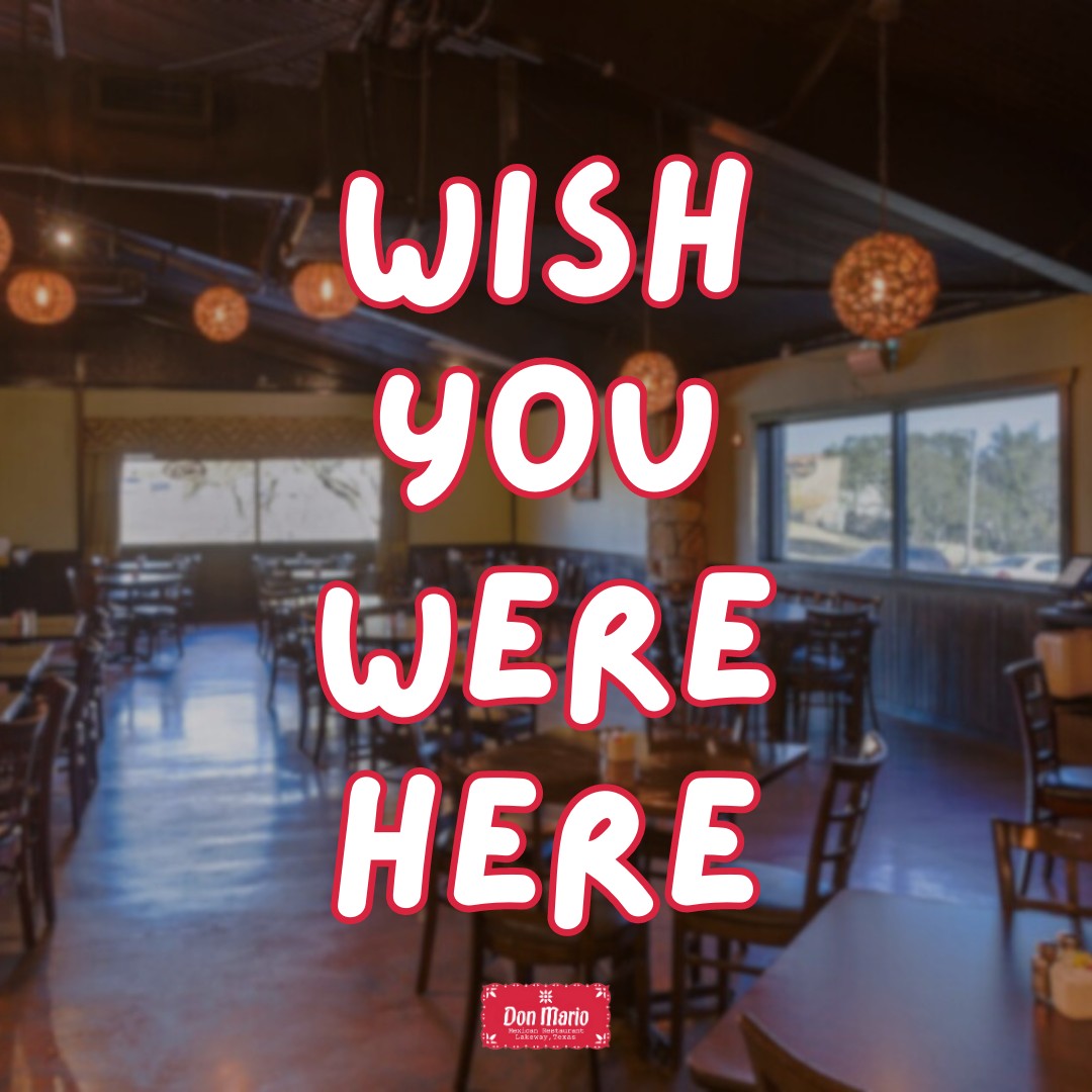 There's no place like our place! Visit us tonight! website: link-pro.io/D6iY0y8
#donmariolakeway #authenticmexicanfood #donmariomexicanrestaurant #lakewaytx #austinfoodie
