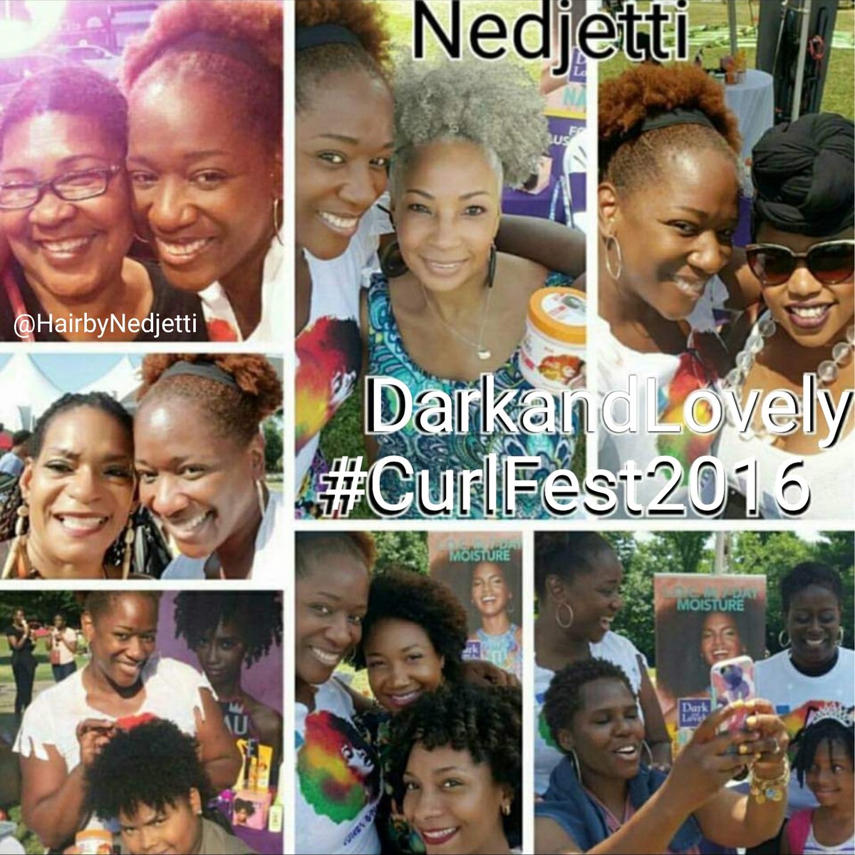 HairbyNedjetti's tweet photo. #HairMeOut® #NedjettiHarvey at @ILOVECGC #CurlFest2016 a @LOrealUSA #NaturalHair #platformEducator for #DarkandLovely #AuNaturale products created to moisturize our BeY💜Utiful #CoilyHair
#CurlyHair🤸🏾♀️
#BeYOU 👑
#Nedjetti #LOreal @DarkandLovely #CurlFest💞 #ProspectBrooklyn🌱 https://t.co/Hv8QHQ5Dxe