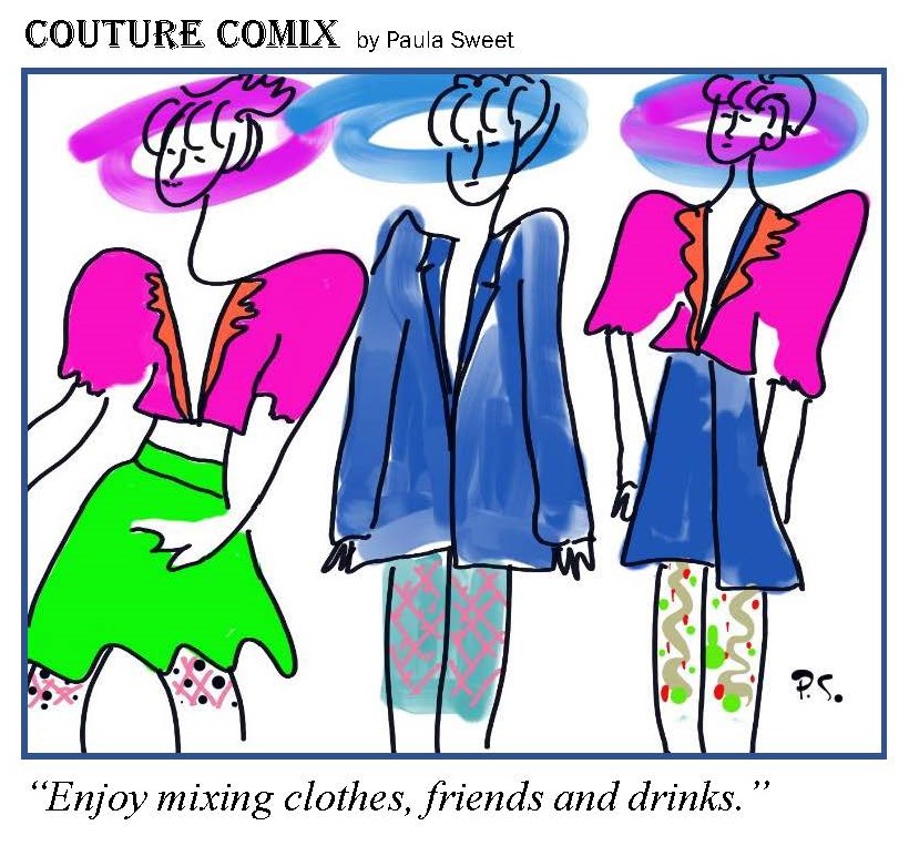 aircake's tweet photo. It's summer ..let your head spin with mixing...

Couture Comix  the book on Amazon and Second Guess Press
Weekly feature in Lucire Global Fashion Magazine. https://t.co/H04J2tgMmZ