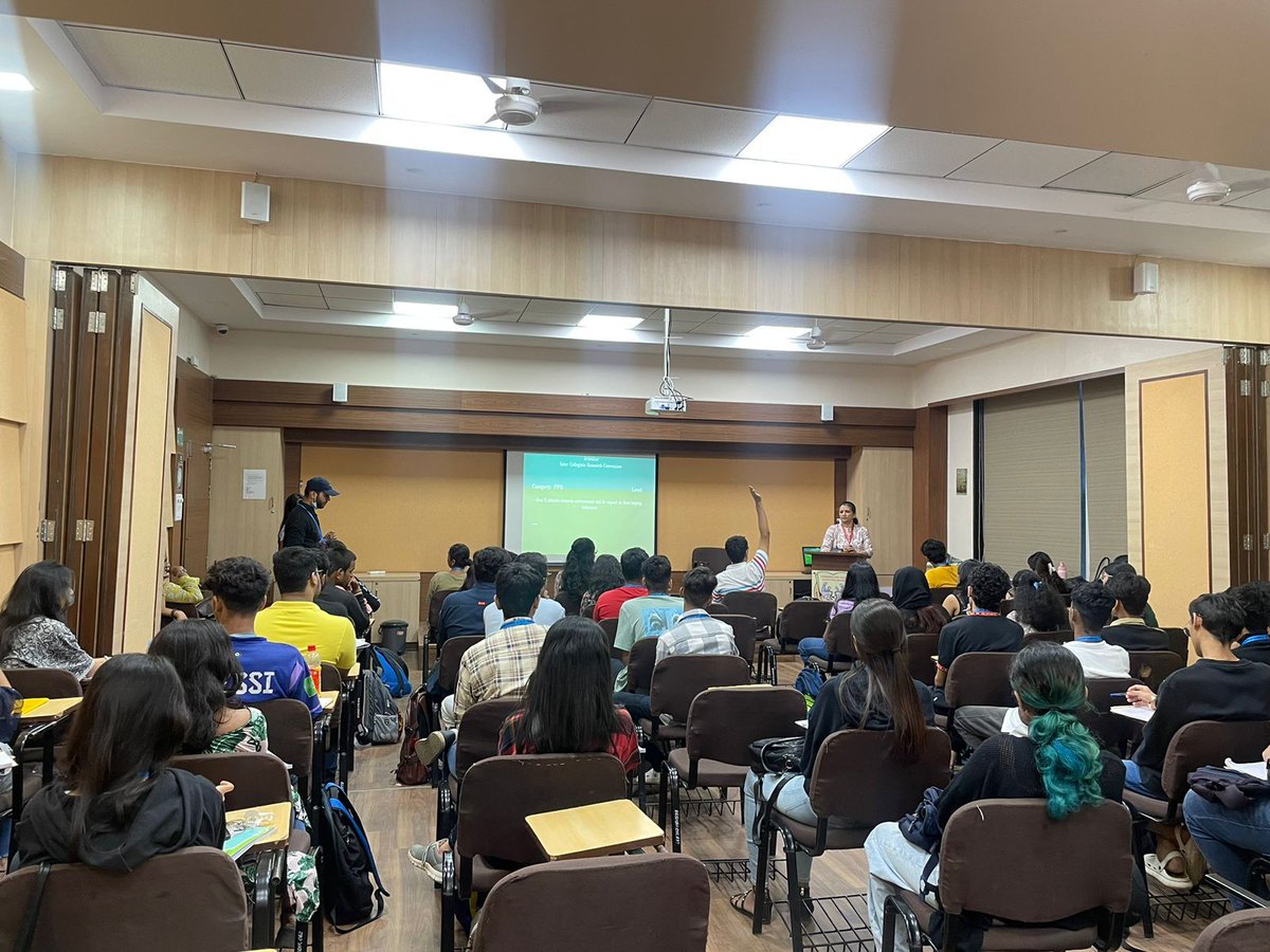 smshettybammc's tweet photo. That was captivating and a very informative workshop by Prof. Kalpana Rai Menon on the topic, 'How to write a research paper and orientation of avishkar research convention'.
#ResearchPaperWorkshop
#WriteResearchPapers
#AcademicWriting #bammc #thestudio https://t.co/NB6QnwaD6J