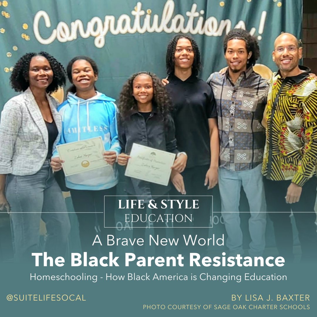 suitelifesocal's tweet image. #InThisIssue #Education

A Brave New World: 
The Black Parent Resistance 

#Homeschooling - How Black America is Changing Education

By: Lisa J. Baxter @theoneljb

Visit suitelifesocal.com

@sageoakedu
#suitelifesocal #summerissue #magazine #HomeSchool