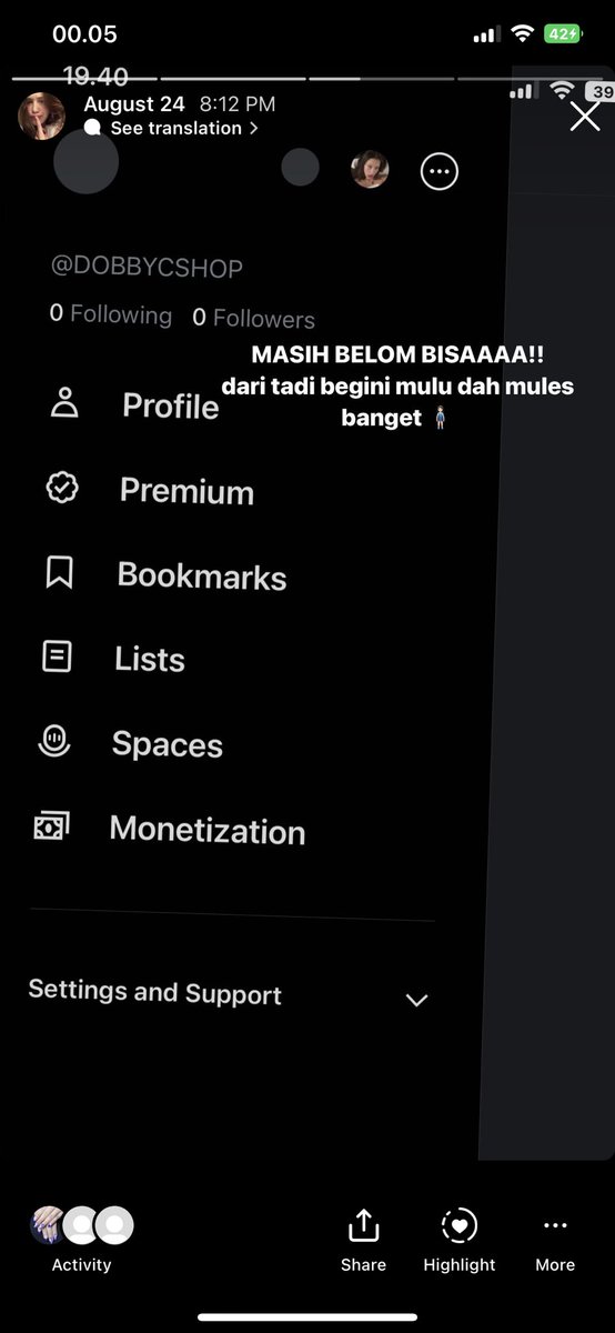 konteks, akun gue dari kemaren ke logout sendiri dan ga bisa ke login ((tpi skrg udh bs))