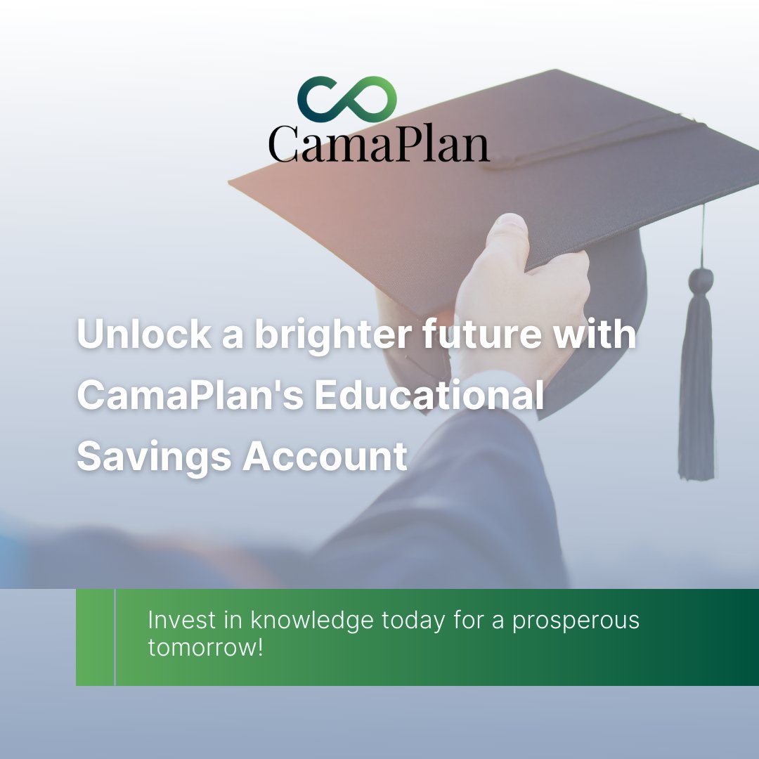 Invest in knowledge today for a prosperous tomorrow.

#CamaPlan #EducationSavings #InvestInFuture