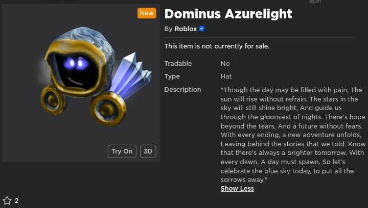 these new roblox DOMINUS ITEMS were LEAKED 