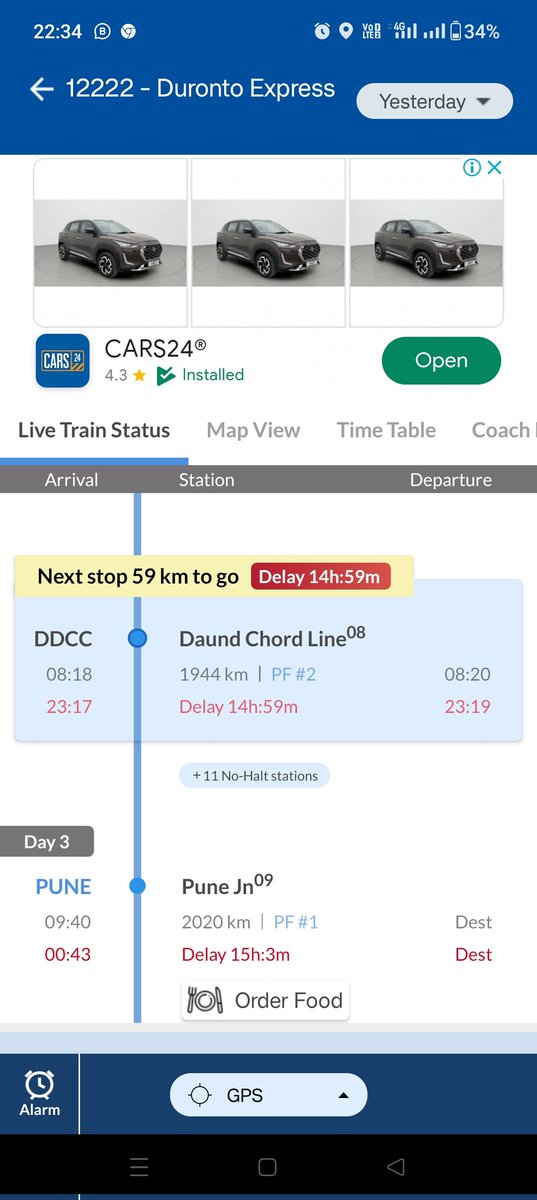 infinity_insaan's tweet photo. @nationalrailenq @PMOIndia @HMOIndia 

Nowadays Railways has become so pathetic, paying 6000+ Rs for 24 Hrs Journey in second class, and it is getting delayed by 15+ Hrs,
Pls understand the value of common man's time
I know after this tweet nothing will change but we want justice https://t.co/vK0uVps3dL