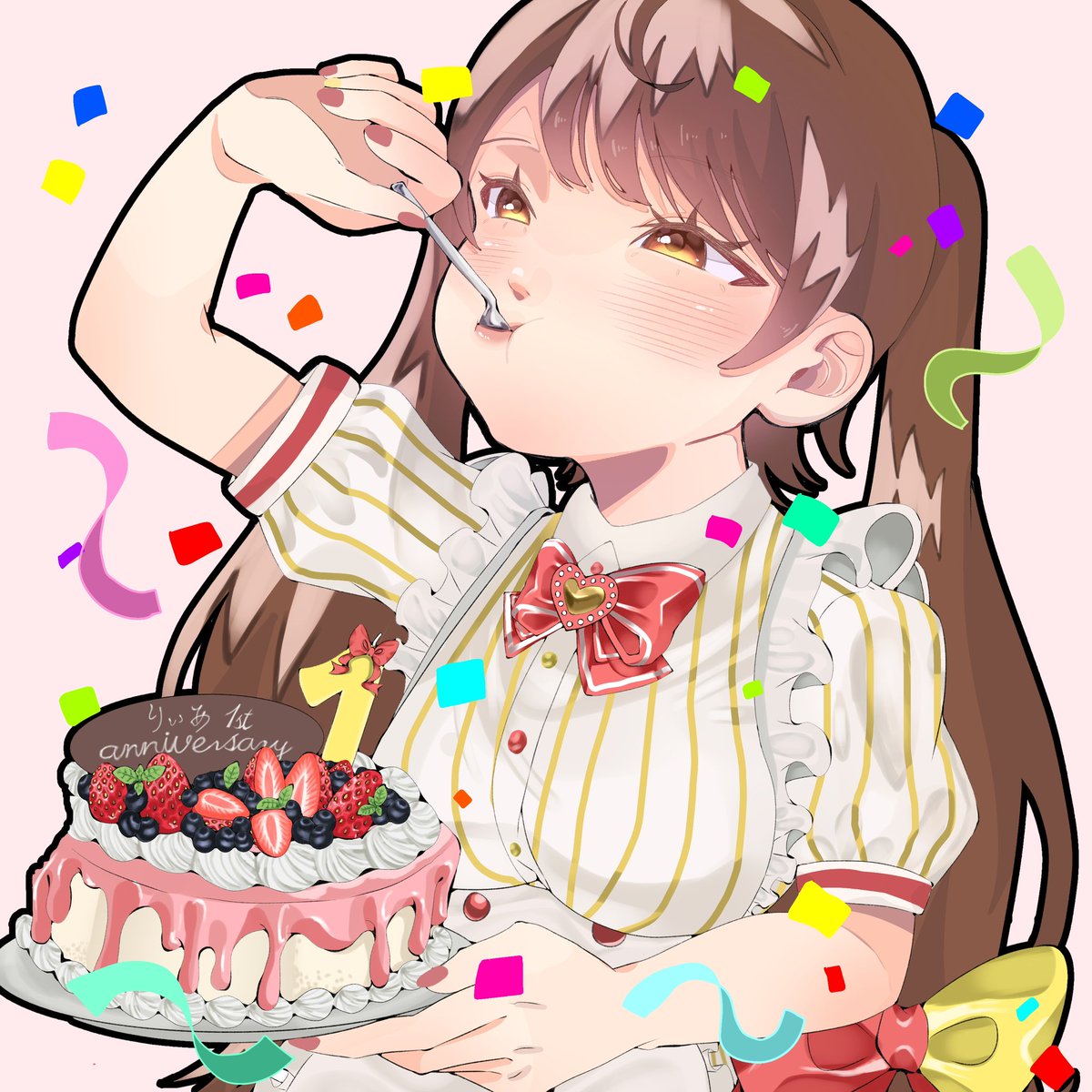 tunatiu____'s tweet photo. りぃあ1周年おめでと〜〜！🎉❤️🎀

1年早すぎてびっくりしたよー!!これからもよろしくね🥹👊🏻

⬇️YouTube
https://t.co/T6fDGSlAxA https://t.co/jI3QttzJKq