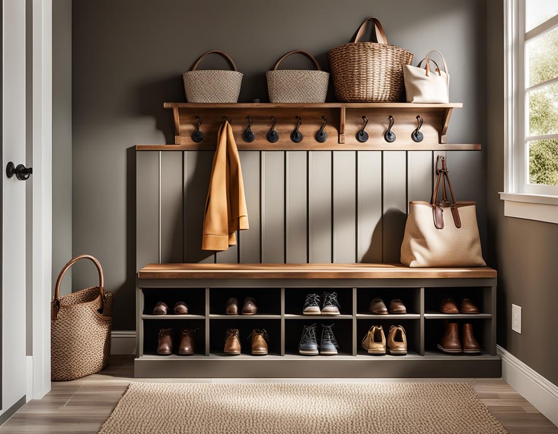 akhileshjoshi's tweet image. Mudroom styled with Vintage design on decor8.ai. #InteriorDesign #HomeDecor #Decor8ai #Architecture