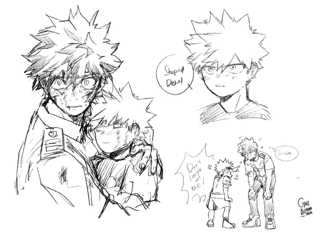 Quirk accident in UA. Katsuki was turned into a kid. Izuku is the only one who isn't turned into a kid but somehow he lost the use of OFA. 
Then a Villain attack.. How will Izuku protect little Katsuki? 