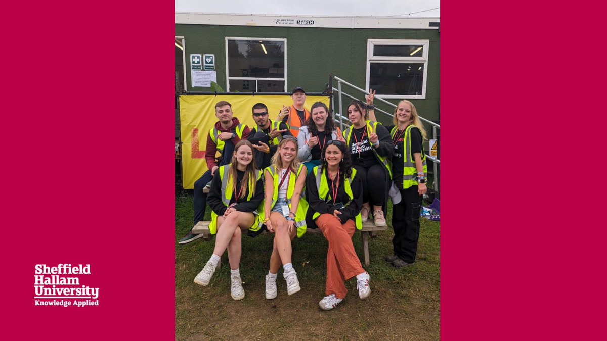 Our Events Management &amp; Festival &amp; Entertainment Management students working at Leeds Festival this weekend as interns

#leedsfest #leedsfestival #sheffieldhallam #eventsmanagement #festivalmanagement #eventprofs #chooseevents #shueventstudents