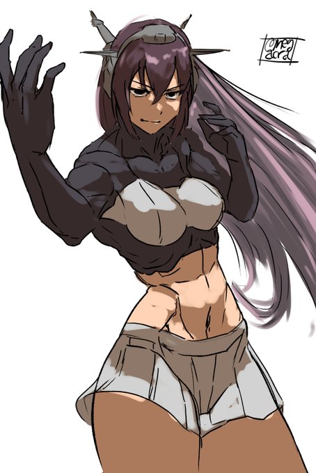 殴り合いなら任せておけ(物理)
#艦これ版深夜の真剣お絵描き60分一本勝負
#艦これ版真剣お絵描き60分一本勝負_20230825
#長門 