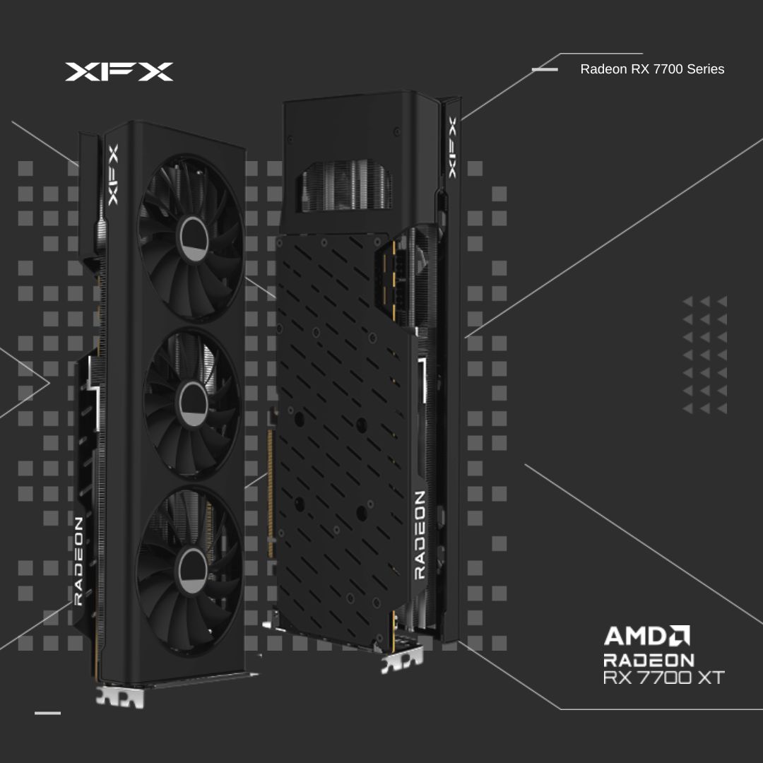 XFX unveils its Radeon RX 7800 XT and RX 7700 XT MERC and QICK series 