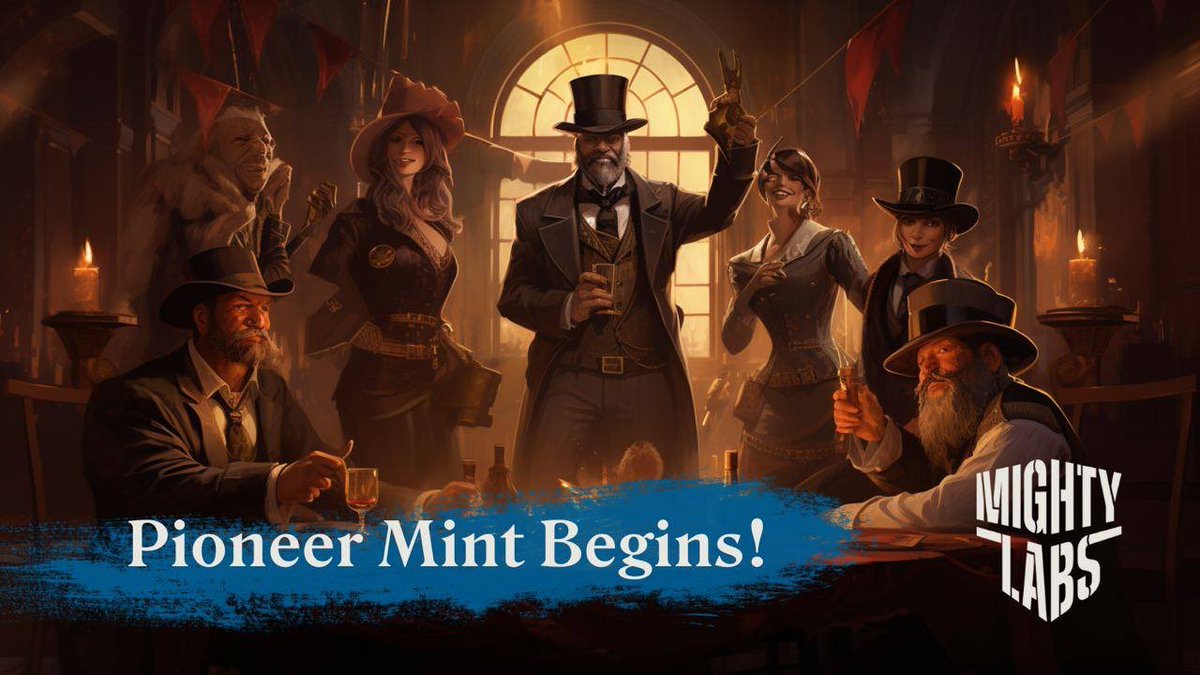 ⭐️ Today we ride! ⭐️

Whitelisted wallets will be able to mint beginning at 8pm CET.

Mint link: mightylabs.io/mint

There is a 48-hour window to mint in this phase. The mint is not guaranteed.

Mint opens to public on August 27th at 8pm CET if any remaining.