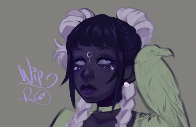 [WIP]Gonna be in a oneshot with friends and I wanted to doodle my baby 
