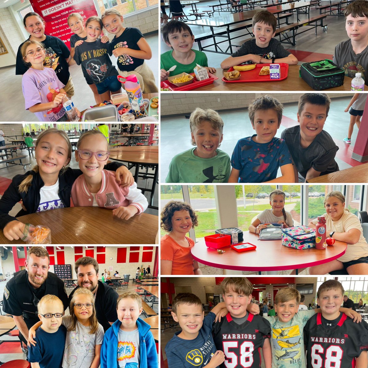 5th grade lunch today ❤️