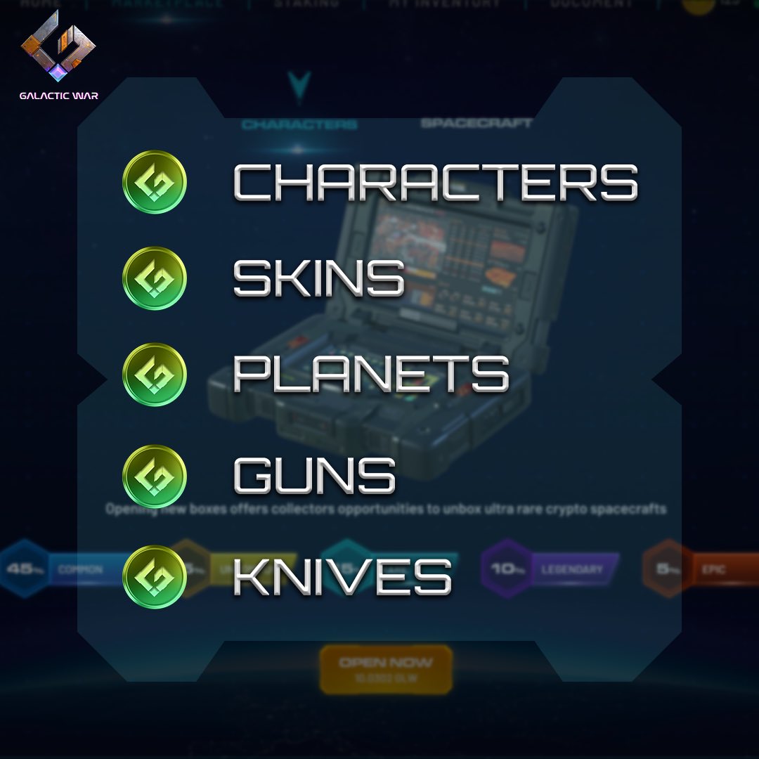 #GLW is creating an exciting gaming experience for web 3 enthusiasts by integrating #NFTs in-game

There are 5 essential NFTs in GLW;

🩲Characters 

🩲 Skins

🩲 Planets 

🩲 Guns 

🩲 Knives 

Dive into the future of gaming, feel the excitement and own your adventure!
#mexc