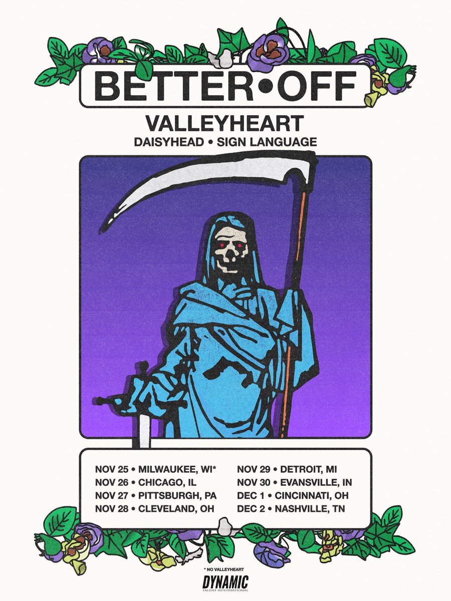 bttroff's tweet photo. We are playing some shows in celebration of our first album turning 10. So excited to have @valleyheartma , @DaisyheadTN, and @SLCINCI joining us.

Tickets available at https://t.co/S8x3romb0d https://t.co/2J9XOgo8tN