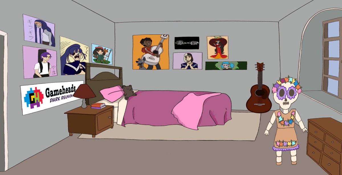 WeAreGameheads's tweet image. Micteca is a point-and-click game where Dia de los Muertos is approaching &amp;amp; the PC must solve puzzles to find specific objects of specific ancestors &amp;amp; offer them to the ofrenda. Check it out &amp;amp; many others at tomorrow&apos;s Student Showcase! bit.ly/gameheads9than…