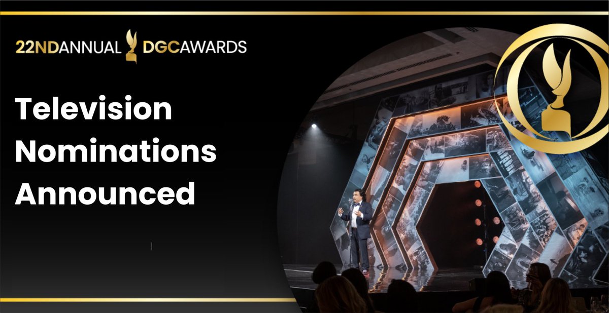It is our pleasure to announce the nominations for the 2023 #DGCAwards for Television Series, Movies for Television and Mini Series.

Winners will be presented at the Fairmont Royal York in Toronto on Saturday, October 21st.   

👉tinyurl.com/4zfjup6u