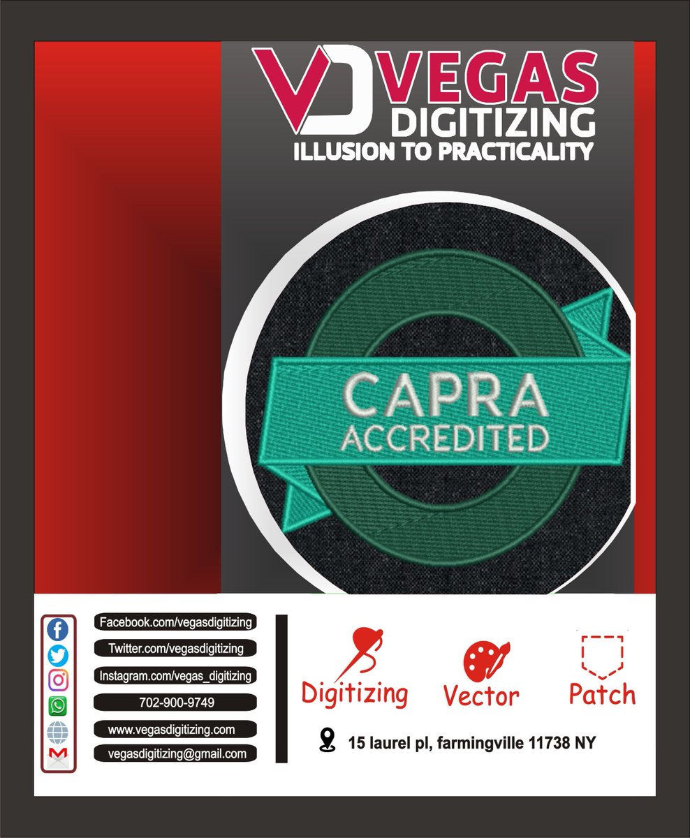 VegasDigitizing's tweet image. Get digitized your ideas into reality with our experts.

#Hat #Cap #Leftchest #Pocket #Polo #Sweatshirt #Jacket #Bag #Patch #Applique #3Dpuff #Hoodie
#vegasdigitizing #artwork #embroidery #usa #digitizing #designing #graphics #art #highquality #embroidery #digitizer