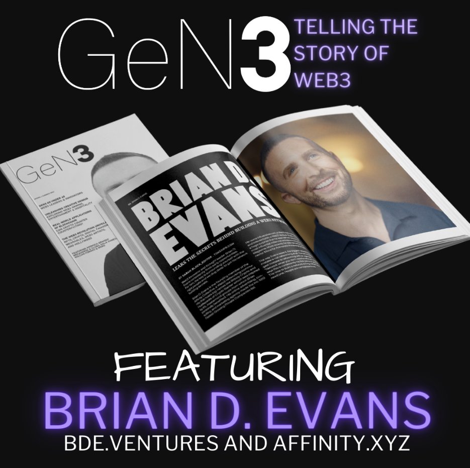 NeoTokyoCode's tweet photo. The #GeN3Magazine '40 under 40 Driving the Future of Web3' list recognized several of our buildooors.

As the cover and article feature,@BrianDEvans leaks his networking secrets. We're proud to have him as a mainstay member of The Citadel. https://t.co/DDGsbz5Yc2