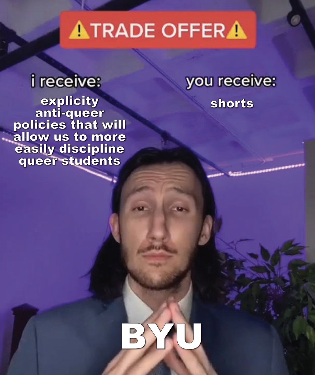 REAP_LGBTQ's tweet image. Spare a thought for queer BYU students today… and always…