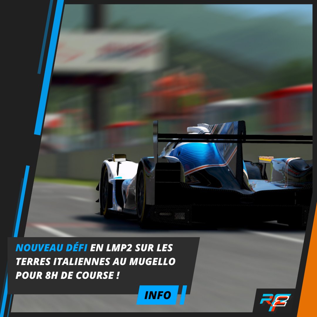Rendez-vous en Italie au circuit du Mugello, nos 3 pilotes seront à bord de l'Oreca 07 LMP2 pour acquérir de l'expérience et chercher un très bon résultat. On leur souhaite bon courage

🎥 Stream:
Youtube: <a href="/eerc/">Evelyn Rodriguez</a>

#simracing #simracer #simracers #esports #iracing #rfactor