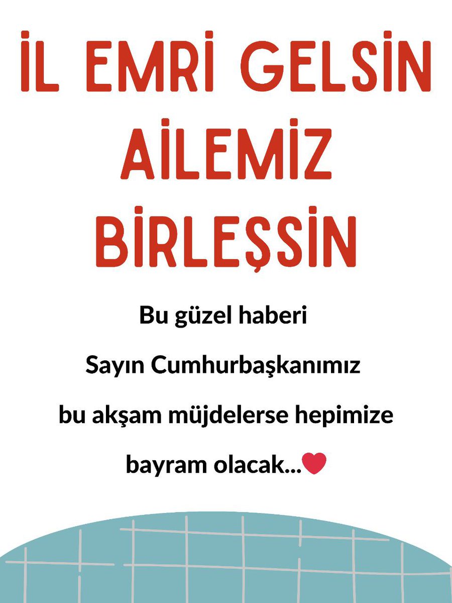 #ilemrişarttır @_aliyalcin_ @Yusuf__Tekin @RTErdogan @EmineErdogan