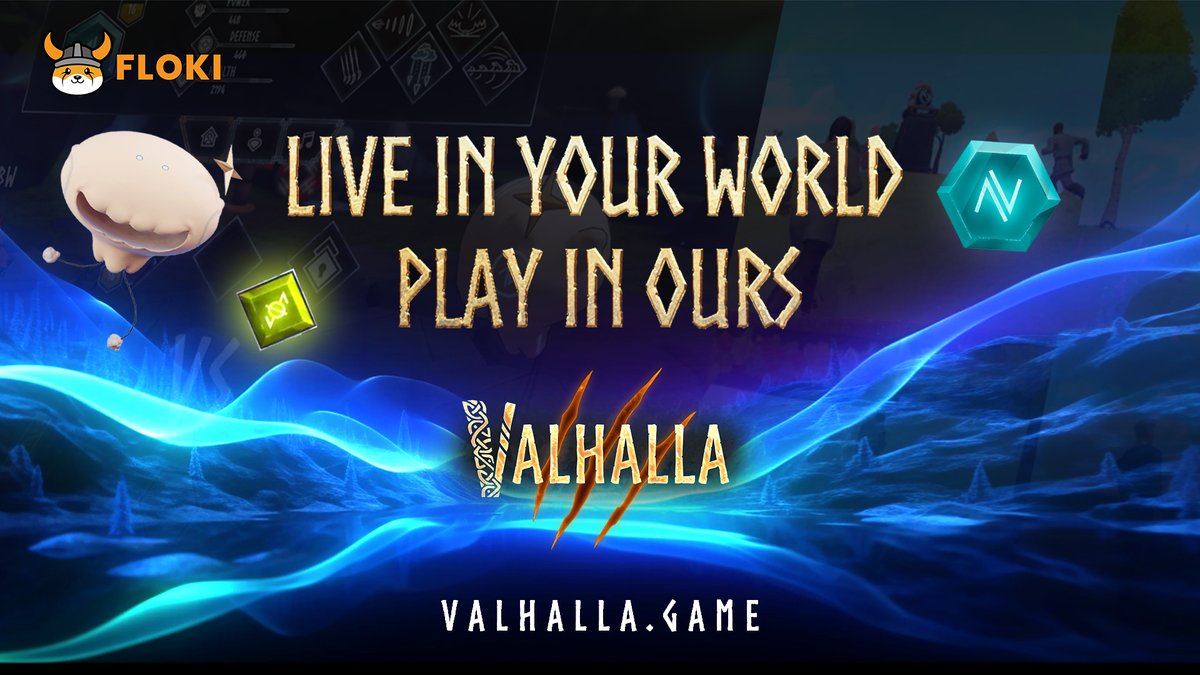 FLOKI's tweet photo. #Valhalla Live Gameplay on #Twitch!

Today, we'll further explore the new world and work on some Daily Quests.

Can we complete all quests during this stream?

Join us now at https://t.co/kxhbIQHZGP to find out, and to ask all questions Valhalla! 🔥 https://t.co/9OZFkWX9NB