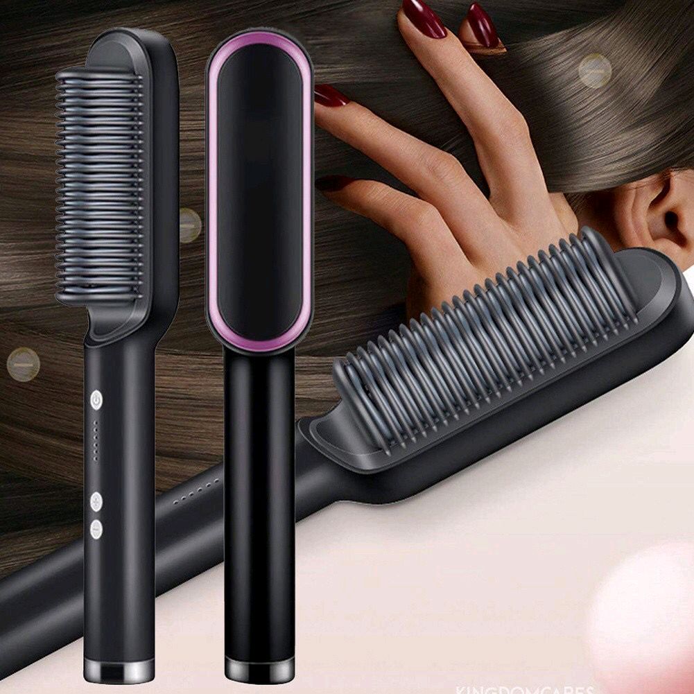 Dê uma olhada em Escova Alisadora Bivolt 5 em 1 - Alisa, Hidrata, Modela, Alinha e Anti-Frizz por R$39,00. Compre na Shopee agora! shope.ee/LKWI4Pc94?shar…