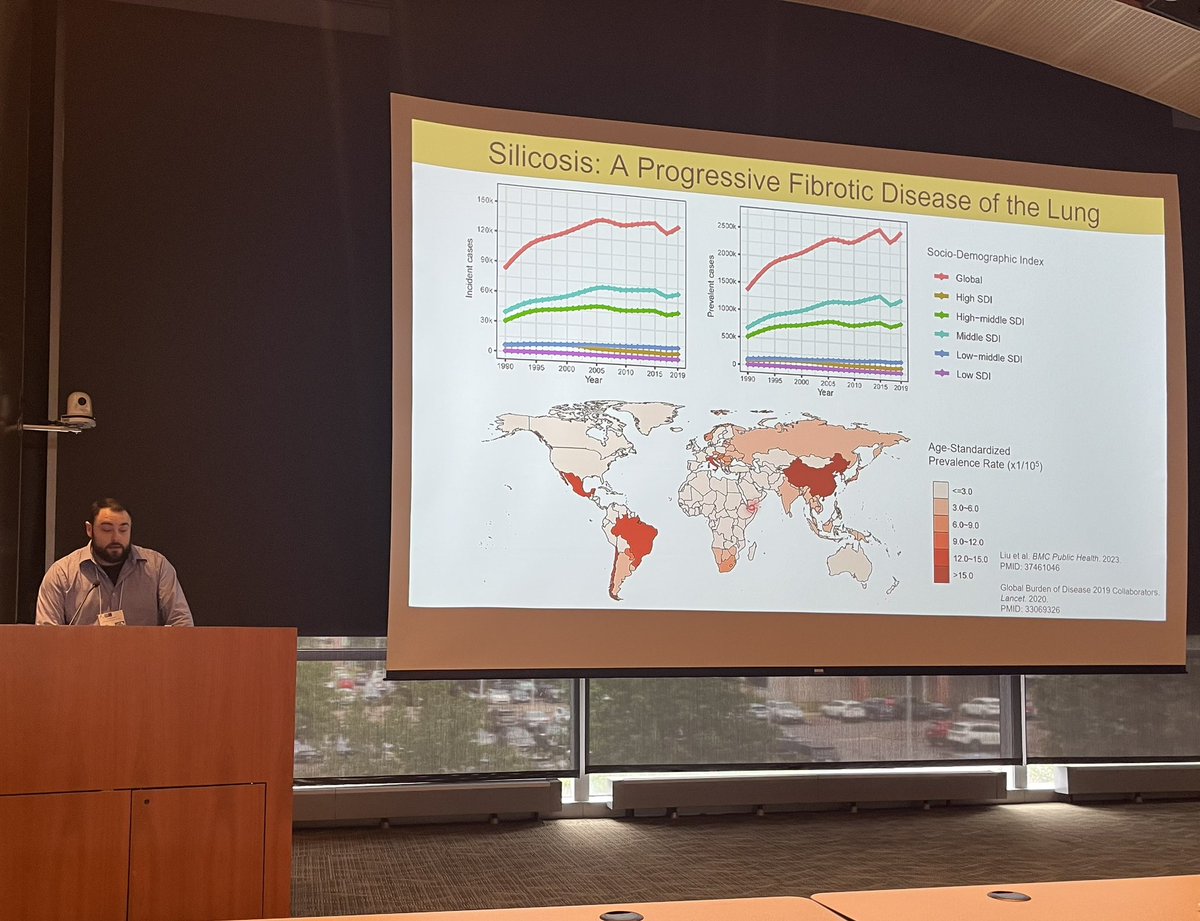 LukeMontrose's tweet photo. The final talk at the #MWSOT and #RMWSS on the @CUAnschutz campus was provided by Daniel Foster who told us about his work on mitigating silicosis in a model system.
#smokesymposium
@CUPharmacy @ColoradoStateU
@CSUVetMedBioSci https://t.co/QG5RAPLvJ9