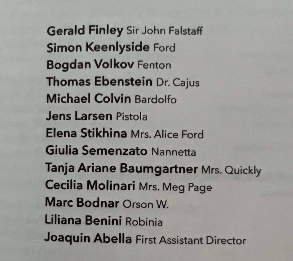 antraza's tweet photo. Tonight @SbgFestival #Falstaff follows Verdi and Shakespear storytelling with magnificent cast! https://t.co/wHsodfbxyG
