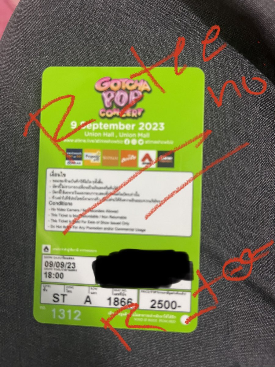 บัตรยืน งาน Gotcha pop คิวเชื่อนแล้ว เป็น 1057 สนใจสอบถามได้ ขายจากราคา 2500 ลดเหลือ 2000 บาทเท่านั้น นัดรับได้คับ ไลน์อัพ T pop ปังมาก
#GotchaPopConcert https://t.co/7WrIZccsLU