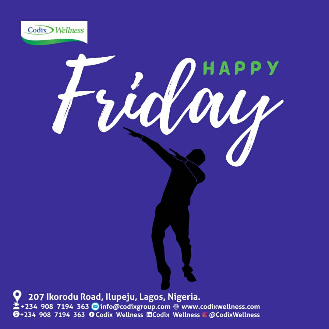 CodixWellness's tweet image. Ladies and gentlemen,
It's the weekend 🥳🥳🥳🥳🥳🥳 💃🏾💃🏾💃🏾🤸🏽‍♀️🤸🏽‍♀️🤸🏽‍♀️

#enjoyyourweekend #rest #refreshingtime #theweekendishere #friday