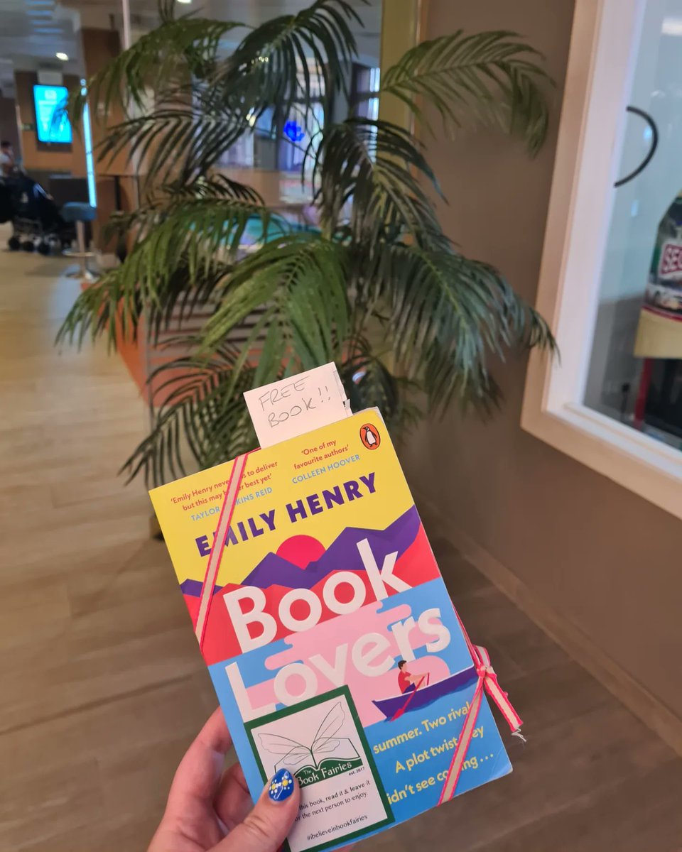Did you find a preloved copy of #booklovers in your hotel in Spain 🇪🇸 yesterday? 
A #bookfairyonholiday left it for another guest! 
#ibelieveinbookfairies #bookfairy #recyclebooks #emilyhenry #tbf #bookfairyspain