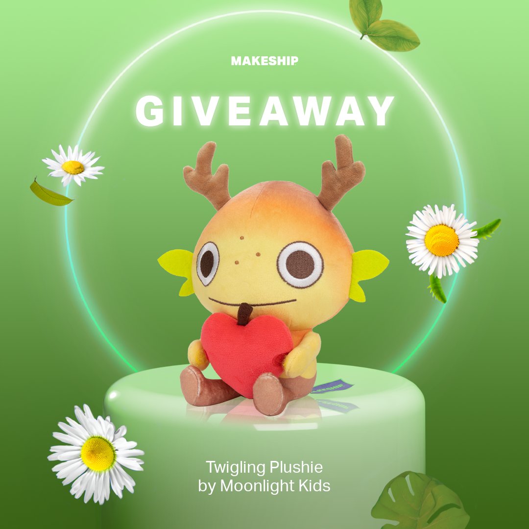 moonlightkids_'s tweet photo. Get ready for cuteness!!! We’re giving one lucky person the chance to win a brand new Twigling Plushie! How to enter?  

1. Follow @moonlightkids_ and @Makeship
2. Retweet this post  

Giveaway goes until August 27th at 2PM ET. Good luck! https://t.co/b4tceps3Vc