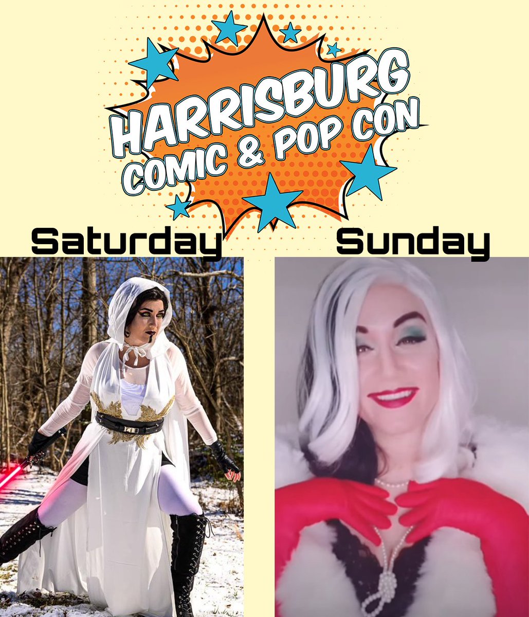 My lineup for this weekend at @4statecomiccon 

I haven't brought Darth Dimitrescu to a convention yet and I never brought my Crulla de Vil out of my TikTok studio

#DarthDimitrescu #FourStateComicCon