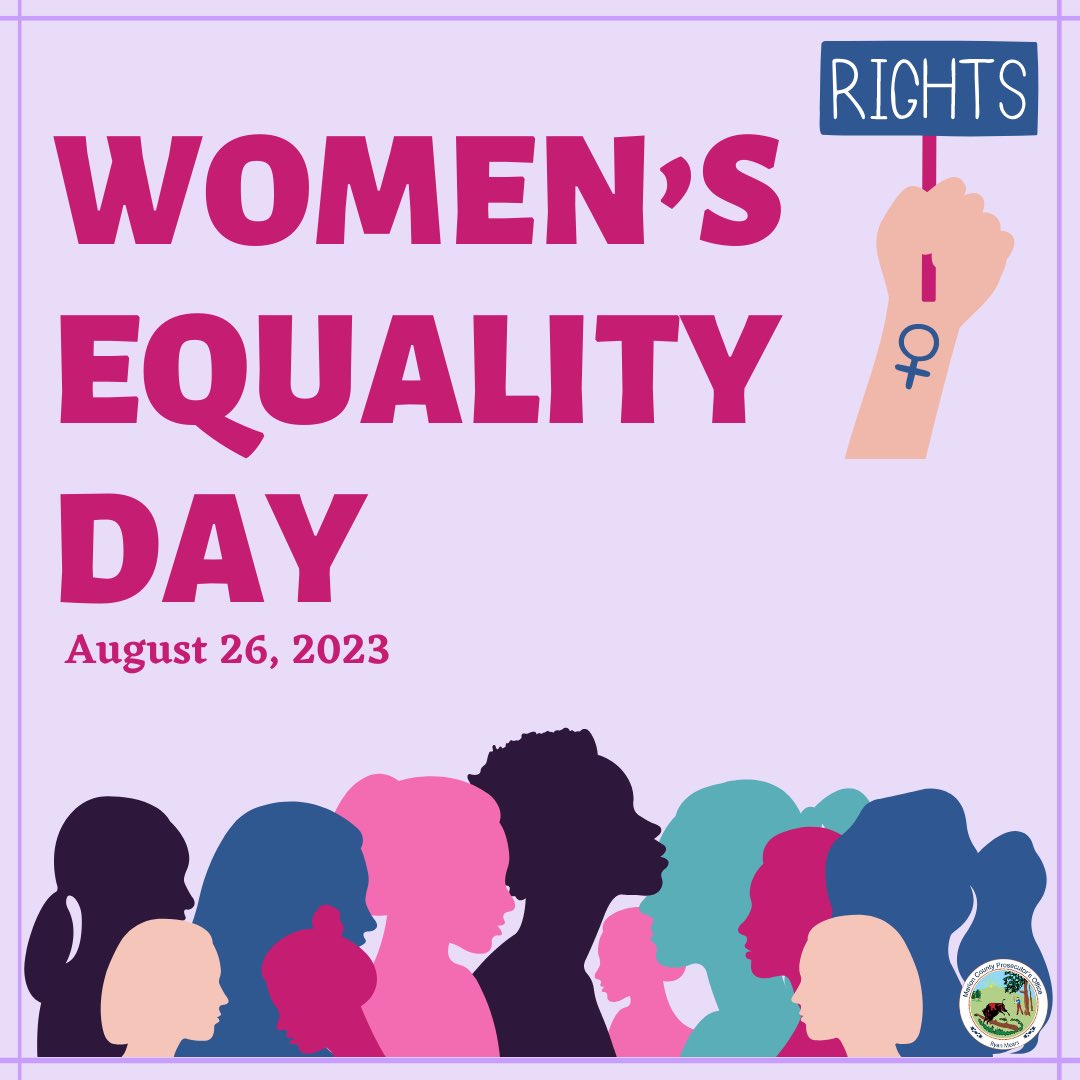 After decades of hard-fought advocacy, on August 26, 1920, women won the right to vote in our nation. Tomorrow, we honor all the women who fought for gender equality and those who are still advocating for women today! #WomensEqualityDay