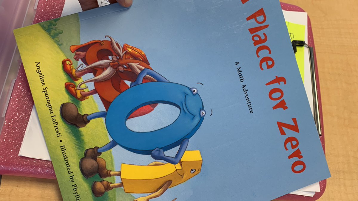 MissJenMorse's tweet photo. 4th grade found their “Place For Zero” today.  Such a beautiful story filled with math skills and vocabulary! #PassFirstShootSecond #mathstories #FSHISDServes @FSHISD https://t.co/pWZA4KojUx
