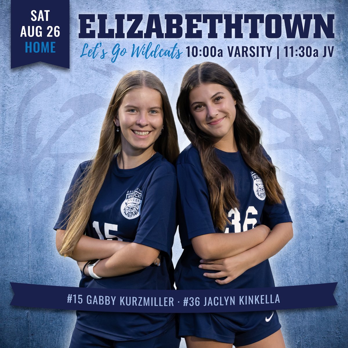 ⚽️ First game of the 2023 Season kicks off tomorrow morning and it's in our newly updated stadium! Concession stand will be open! Let's Go Wildcats!
💙🤍 
#dallastowngirlssoccer #fiercelycommited#highschoolsoccer