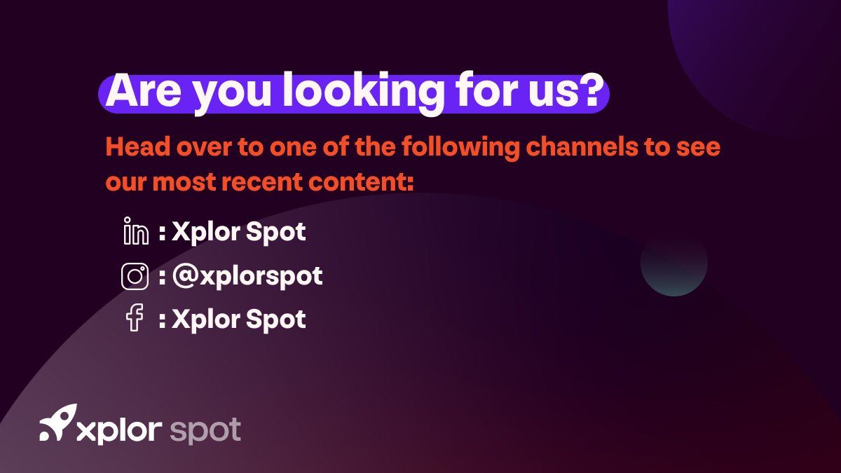 XplorSpot tweet media