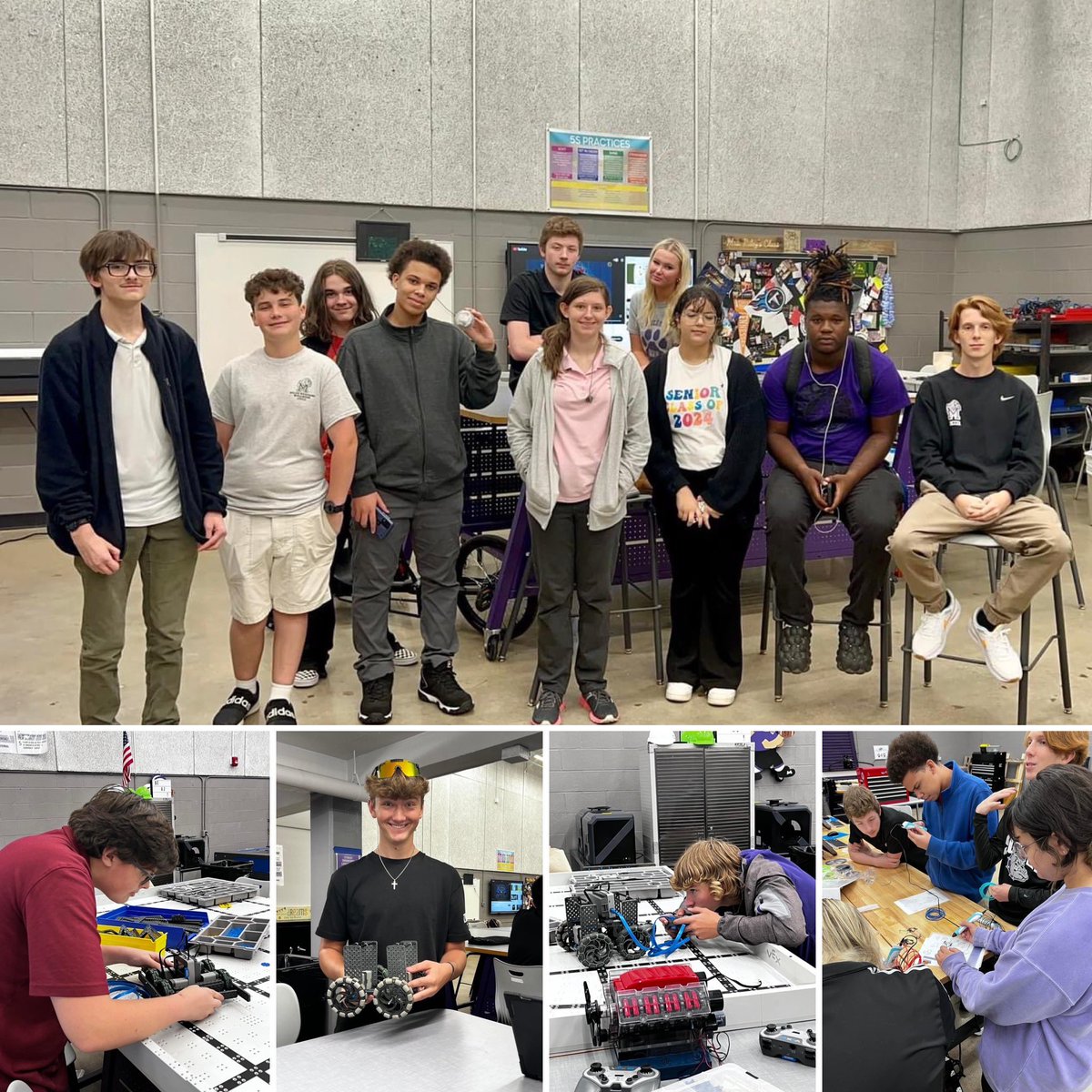 hassell_joey's tweet photo. For the Fall ‘23 semester, @MilanHSOfficial has 153 students dual-enrolled w/ @TCATJackson in @MilanCTE’s advanced manufacturing, auto maintenance &amp; light repair, health science, industrial maintenance, &amp; STEM robotics courses. #apathandaplan #stepstosuccess #faMily 💜 https://t.co/RU6FAoHeF0