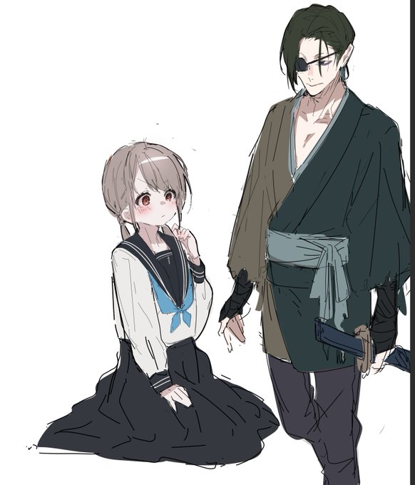 どっかのタイミングで出したいネタのキャラデザ 