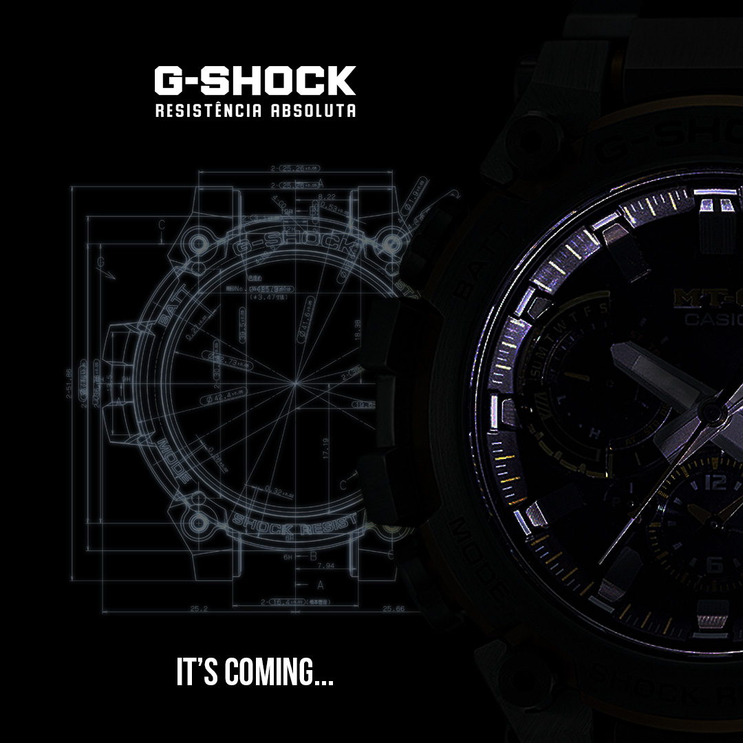 A inovação em uma belíssima estrutura com um conceito de design totalmente novo, que combina a resina usada nos primeiros modelos G-SHOCK com materiais metálicos. Em breve! 🔥 

#GShock #GShockBrasil #GShockBR #CasioRelogios #CasioGShock #GShockLover #Relogios #GShock40Anos