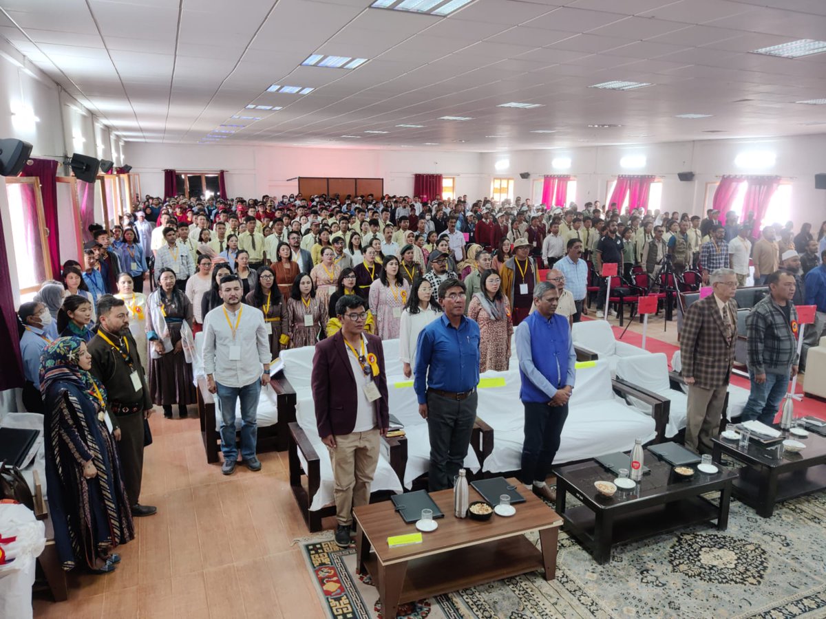 DIPR_Leh's tweet photo. Day 1 #LEF2023

MP @jtnladakh inaugurates Ladakh Education Fair 2023 at @ejmcleh

'Such initiatives must be sustained &amp; further expanded,' @jtnladakh

Inclusion of tech topics - Artificial Intelligence, the Internet of Things, drone tech commended by @LadakhSecretary Padma Angmo https://t.co/PvKkbHbpWj