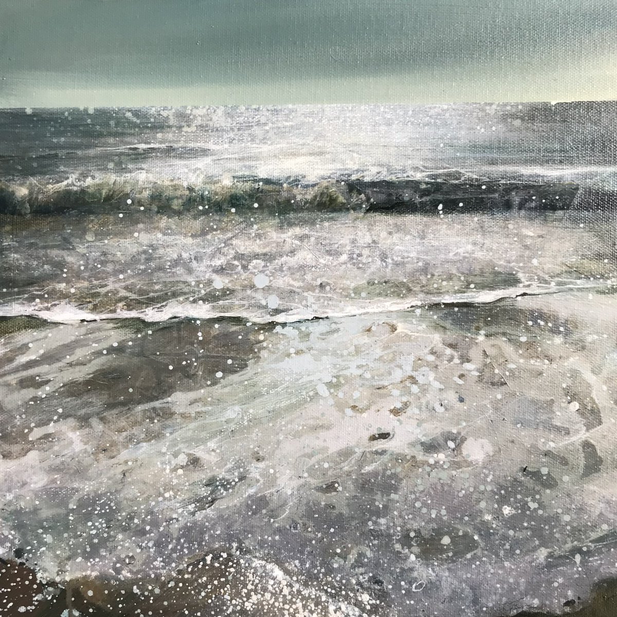 LornaKirin's tweet photo. ‘Silver Shore’
Oil on board
12 x 12 inches

#lornakirin #ukartist #painting #contemporarypainter #Seascape #shore #oilonboard #oil #tide #sea #wave #light #eastcoast https://t.co/0zYCSjm6M3