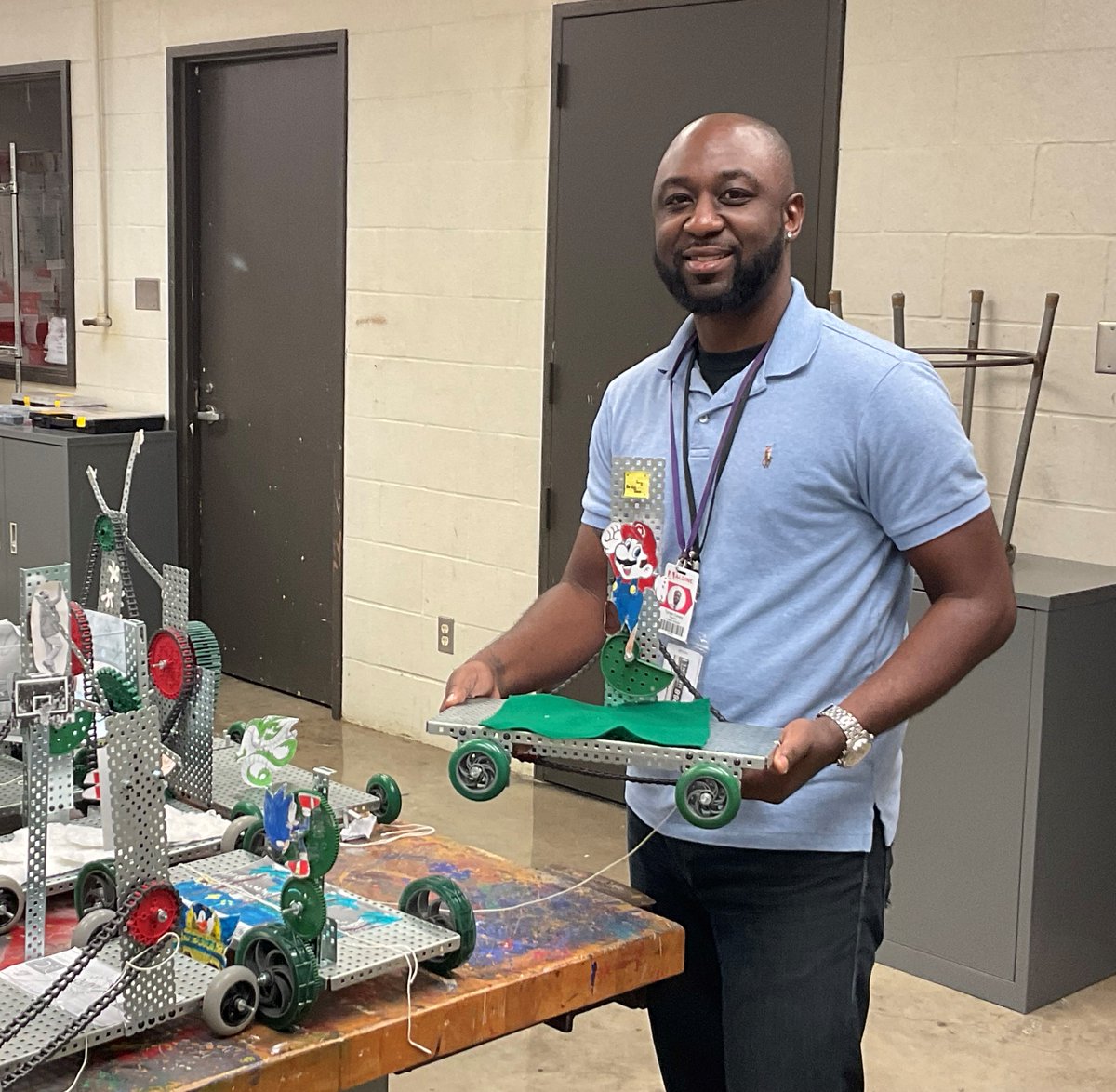 Aldine CTE (@aldinecte) on Twitter photo Great things happening <a href="/TeagueMS_AISD/">Teague Middle School</a>. Mr. Tyran Cosey using Vex Robotics to encourage creativity, teamwork, leadership, and problem solving among groups. Thanks for all you do for students <a href="/AldineISD/">Aldine ISD</a>. <a href="/OOT_AldineISD/">Office of Transformation</a> #GameOn23 #MyAldine #AldineRising <a href="/adbustil/">Adrian Bustillos, PhD</a> <a href="/EducatorMar10/">Brooke Martin</a> Great things happening <a href="/TeagueMS_AISD/">Teague Middle School</a>. Mr. Tyran Cosey using Vex Robotics to encourage creativity, teamwork, leadership, and problem solving among groups. Thanks for all you do for students <a href="/AldineISD/">Aldine ISD</a>. <a href="/OOT_AldineISD/">Office of Transformation</a> #GameOn23 #MyAldine #AldineRising <a href="/adbustil/">Adrian Bustillos, PhD</a> <a href="/EducatorMar10/">Brooke Martin</a>