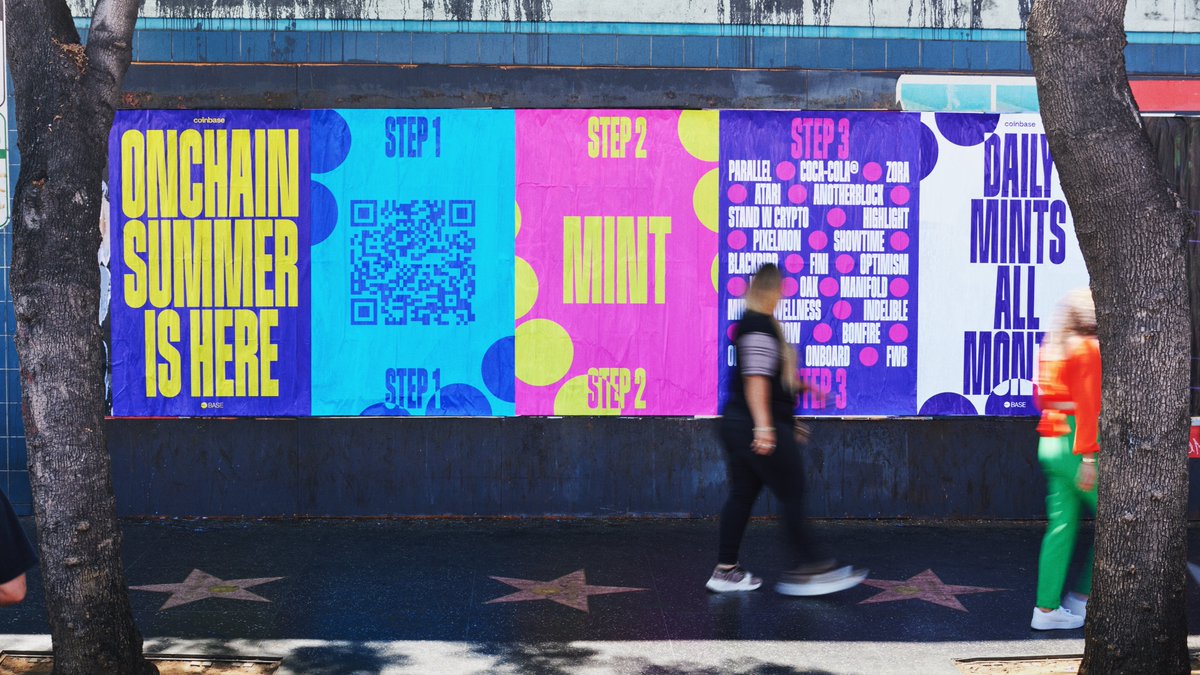 coinbase's tweet photo. ᴏɴᴄʜᴀɪɴ 🟡 ꜱᴜᴍᴍᴇʀ

Whether you're going onchain or going outside, Onchain Summer is the vibe. https://t.co/spVmjg3Q4S https://t.co/FTI8RBoVyI